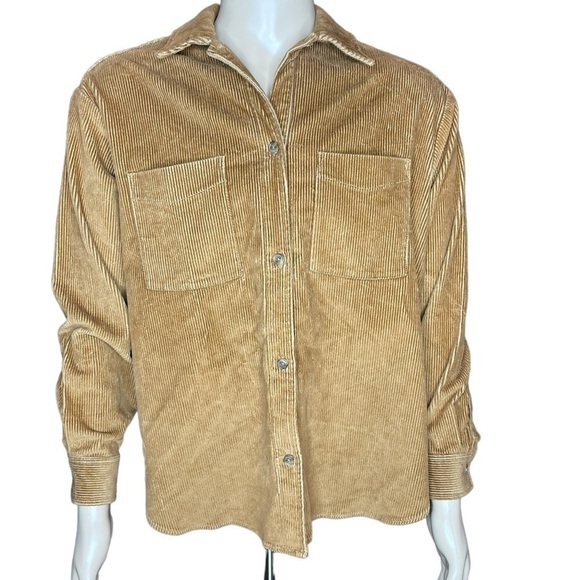 GAP Other - GAP Corduroy Shirts Long Sleeve Button Down Wide-Ribbed Cotton Jacket Shacket